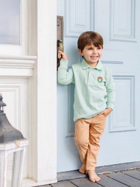 Christmas polos for boys.