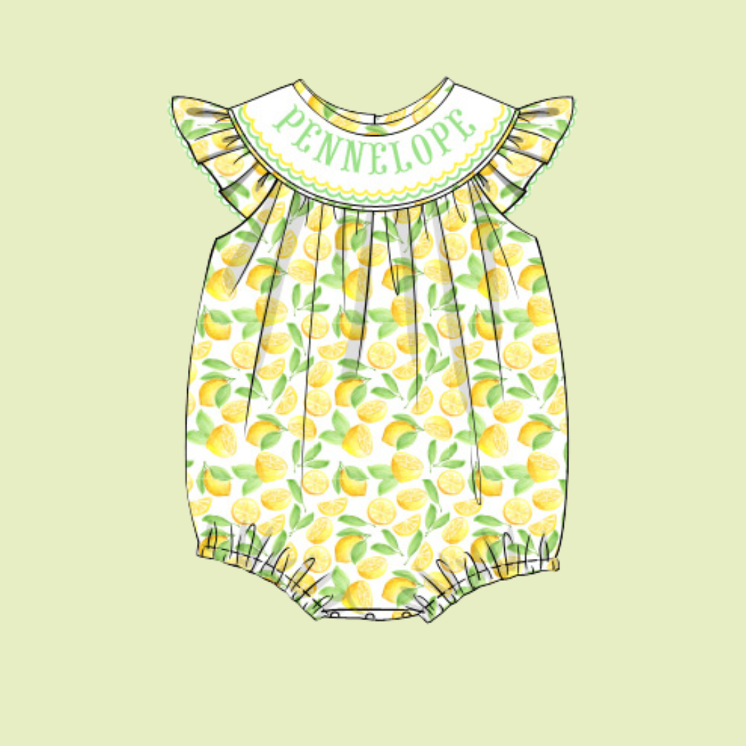 Personalized Lemon Bubble (Ships Late May/Early June)