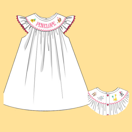 Personalized Party Animal Dress PREORDER (Ships Early/Mid August)