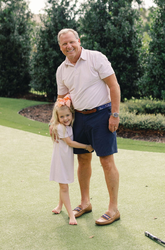 Neutral Plaid Men's Polo