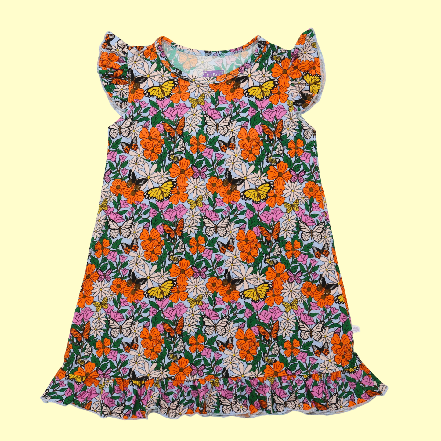 Butterfly Garden Bamboo Dress