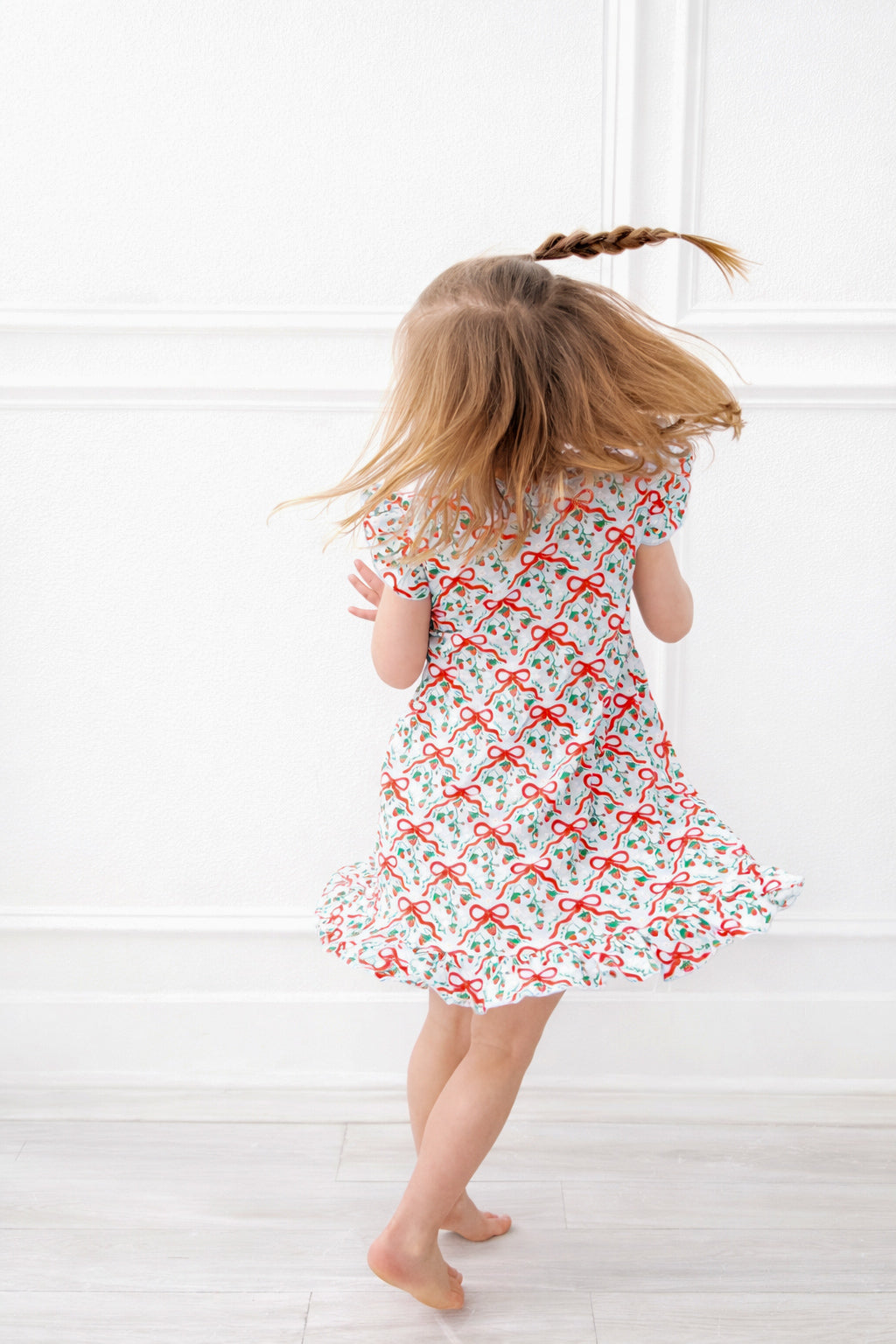 Strawberry Bows Bamboo Dress