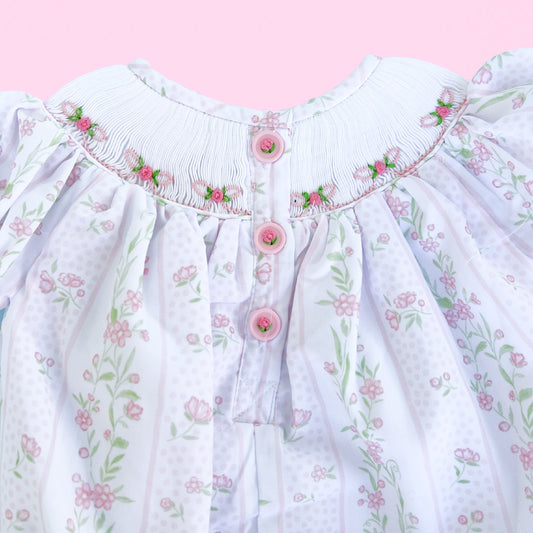 Pink Floral Little Sister Bubble