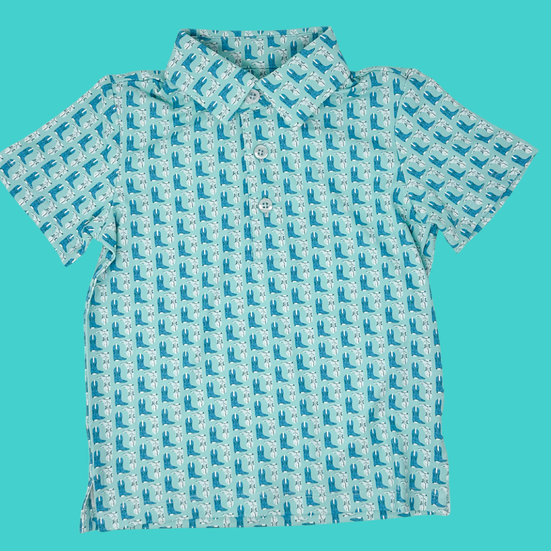 Boys green boots online