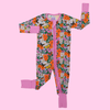 Butterfly Garden Ruffle Romper