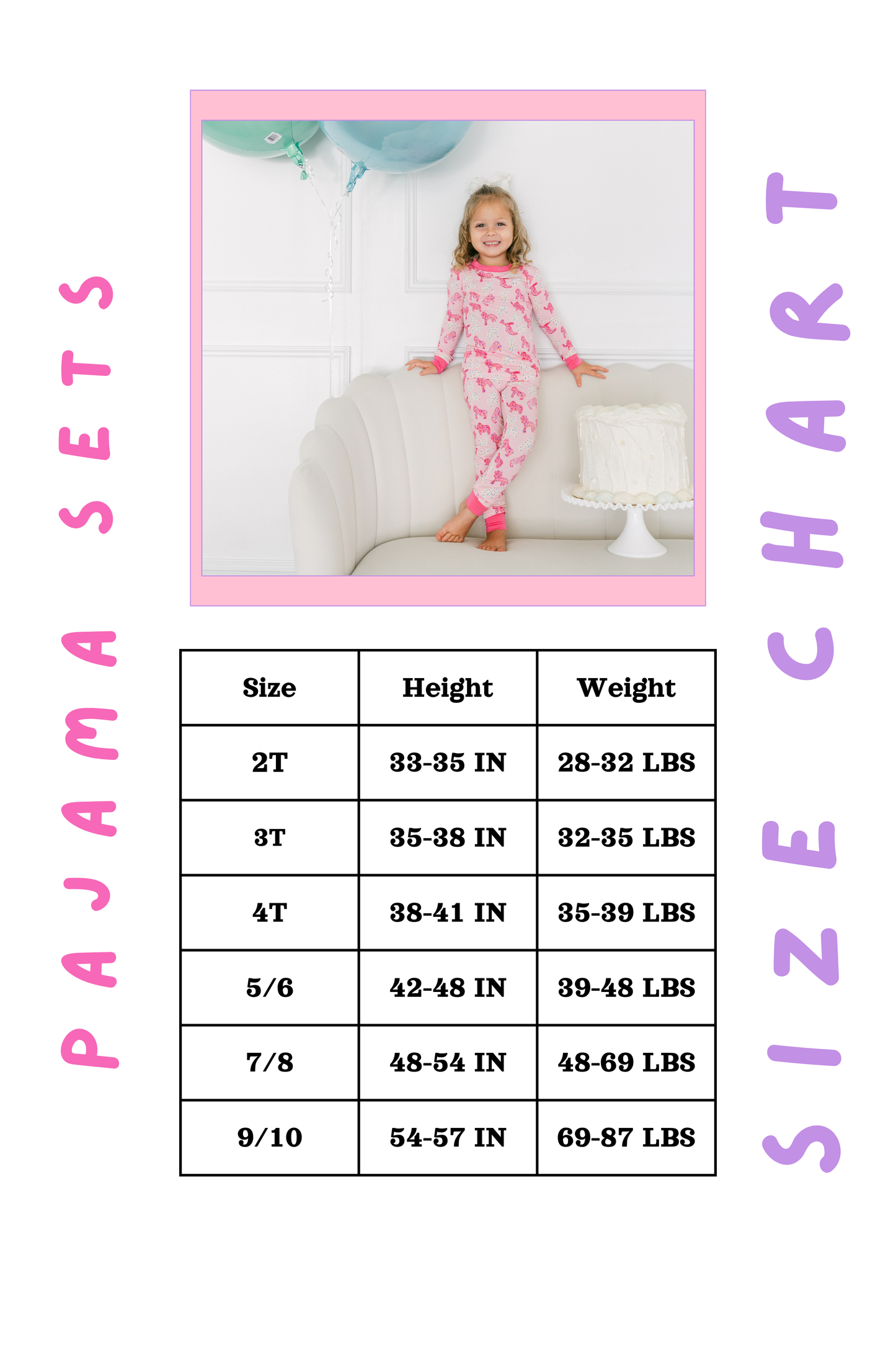 Pink Heart Check Premium PJ Set