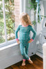 Pink and Green Candy Cane Premium PJ Set