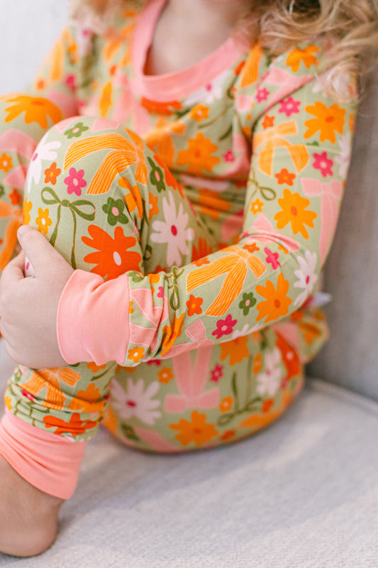 Fall Flowers Premium PJ Set