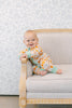 Orange Pumpkins Premium Zipper Romper
