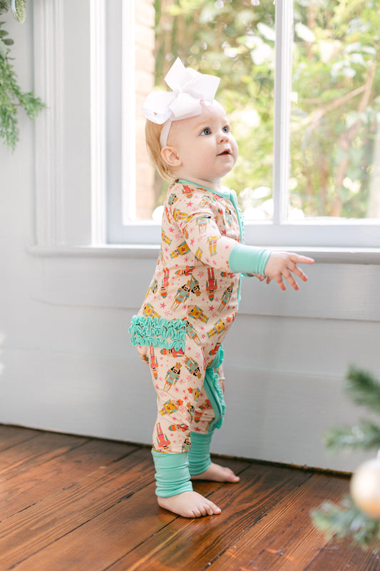 Nutcracker Premium Ruffle Romper