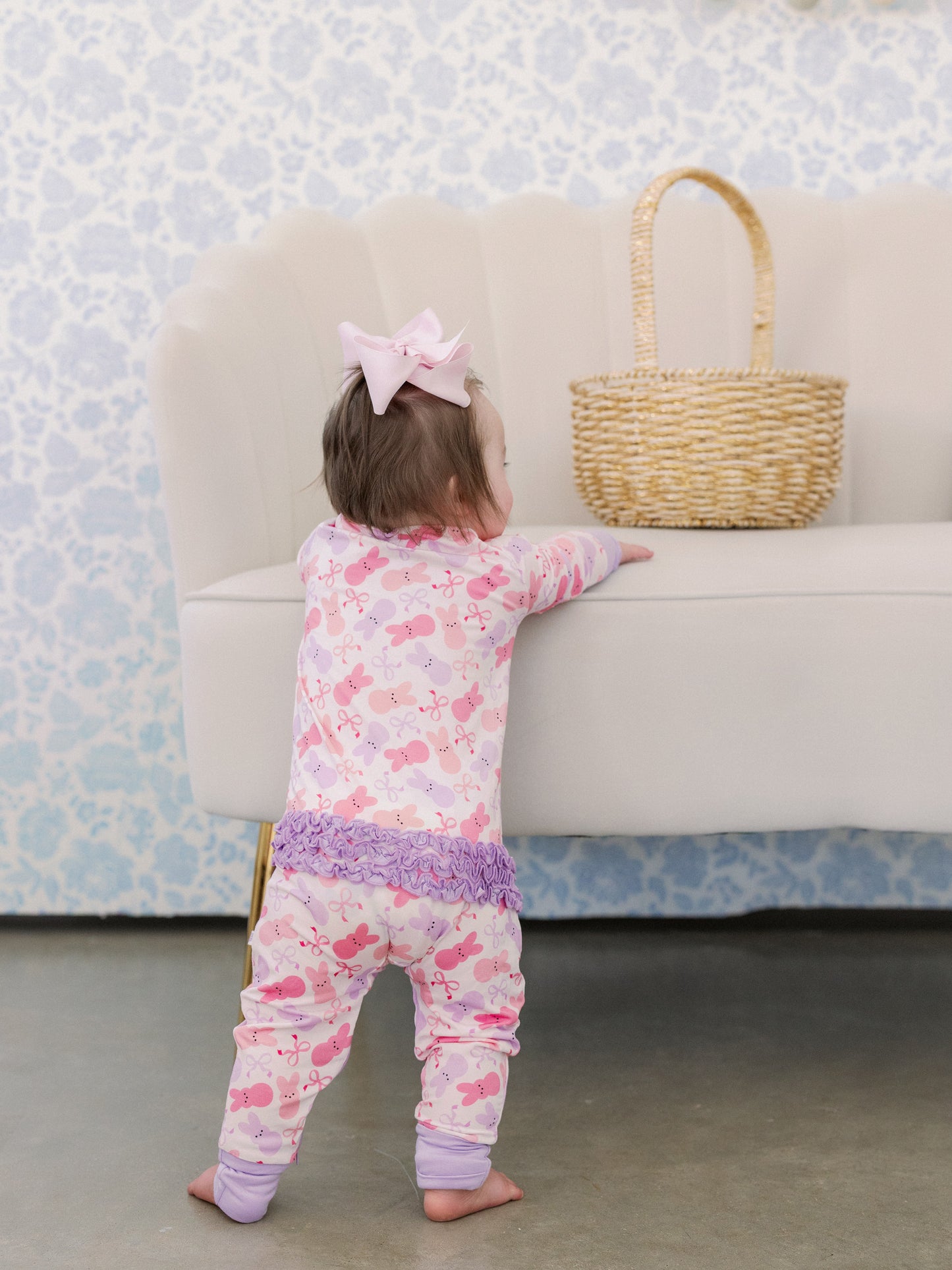 Sweet Bunny Ruffle Romper