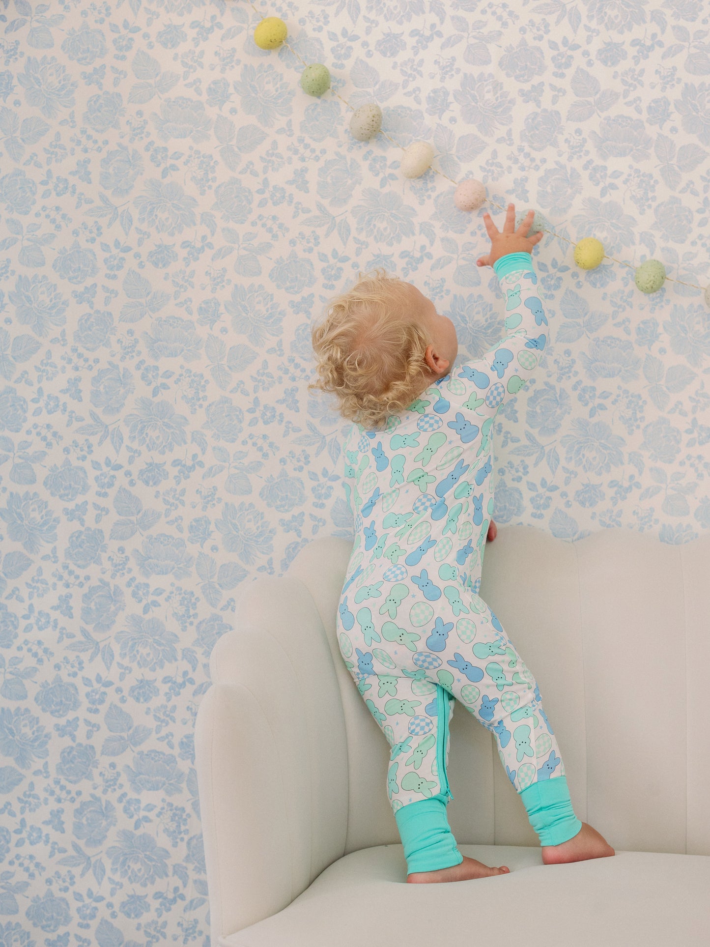 Rockin Bunny Zipper Romper