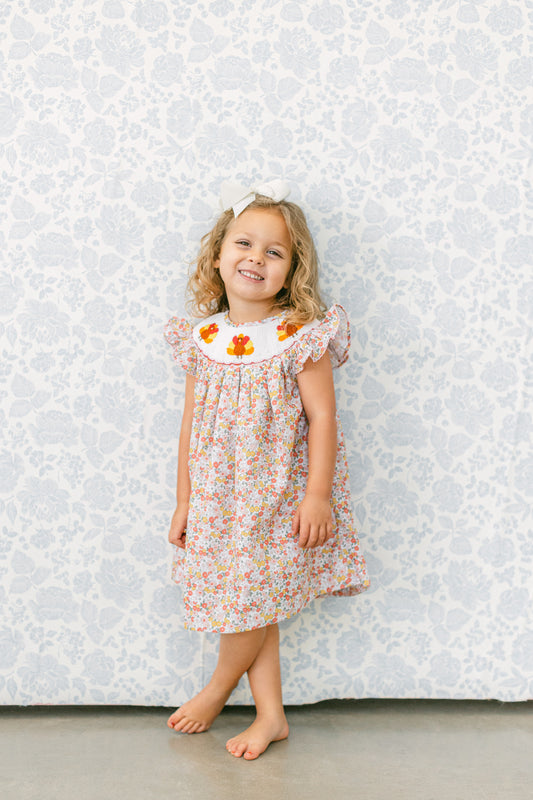 Floral Turkey Dress