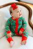 Cowgirl Christmas Premium Ruffle Romper