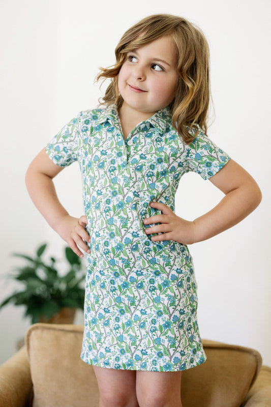 Cam Floral Polo Dress