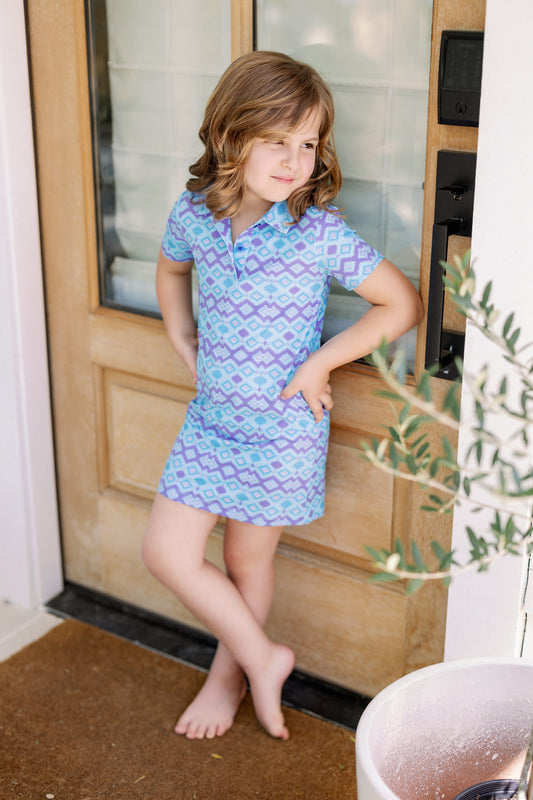 Aztec Polo Dress