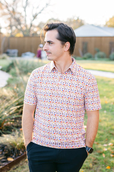 Texas Forever Men's Golf Polo I Pops Polos – Poppy Kids Co