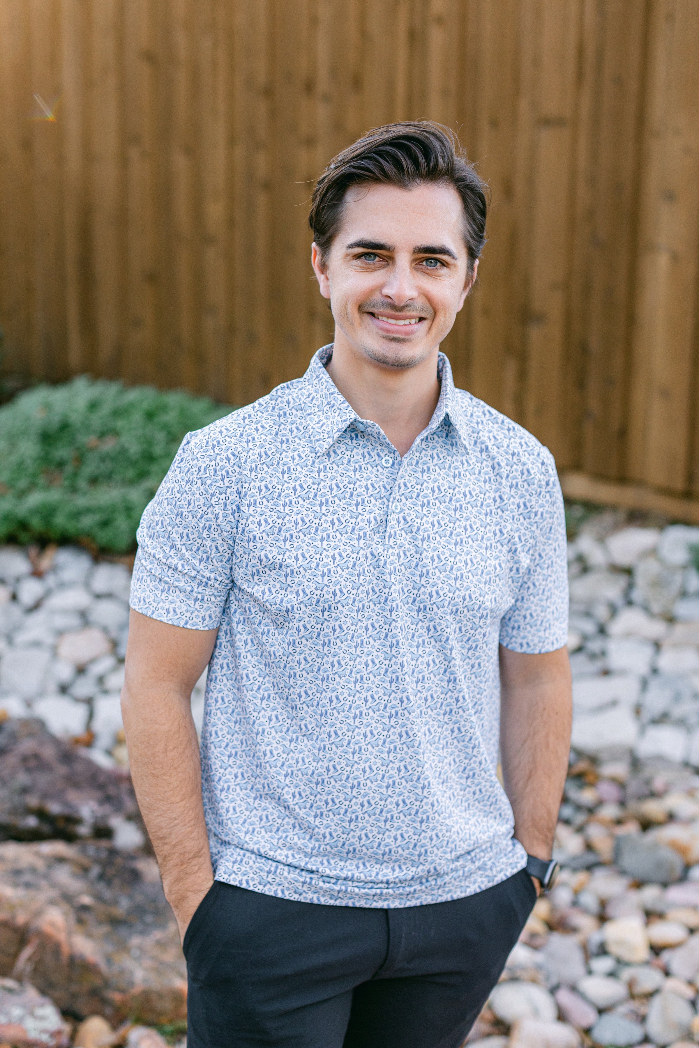 Western Men's Golf Polo I Pops Polos – Poppy Kids Co