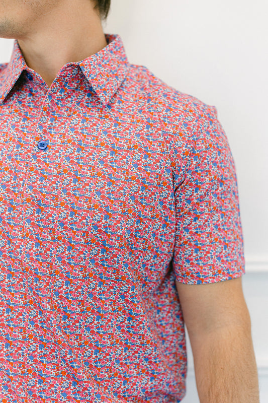 Beau Floral Men's Polo (FINAL SALE)