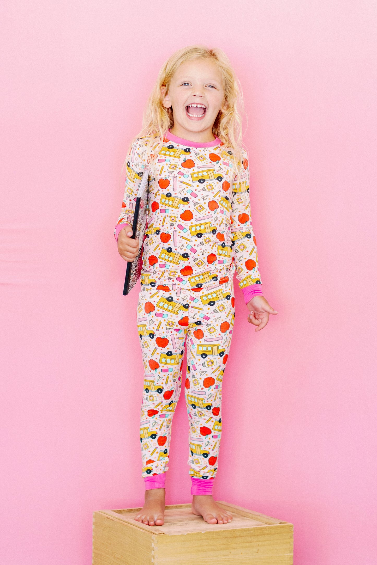 Pink School Days Premium PJ Set