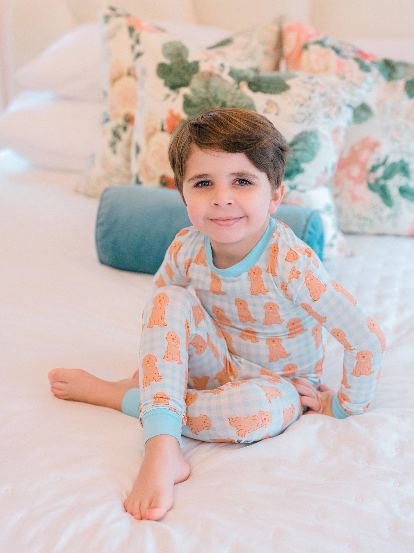 Blue Goldendoodle PJ Set