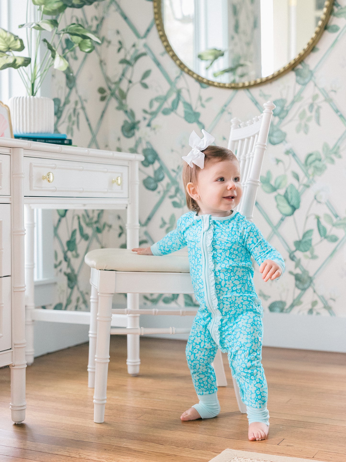 Vivian Ruffle Romper