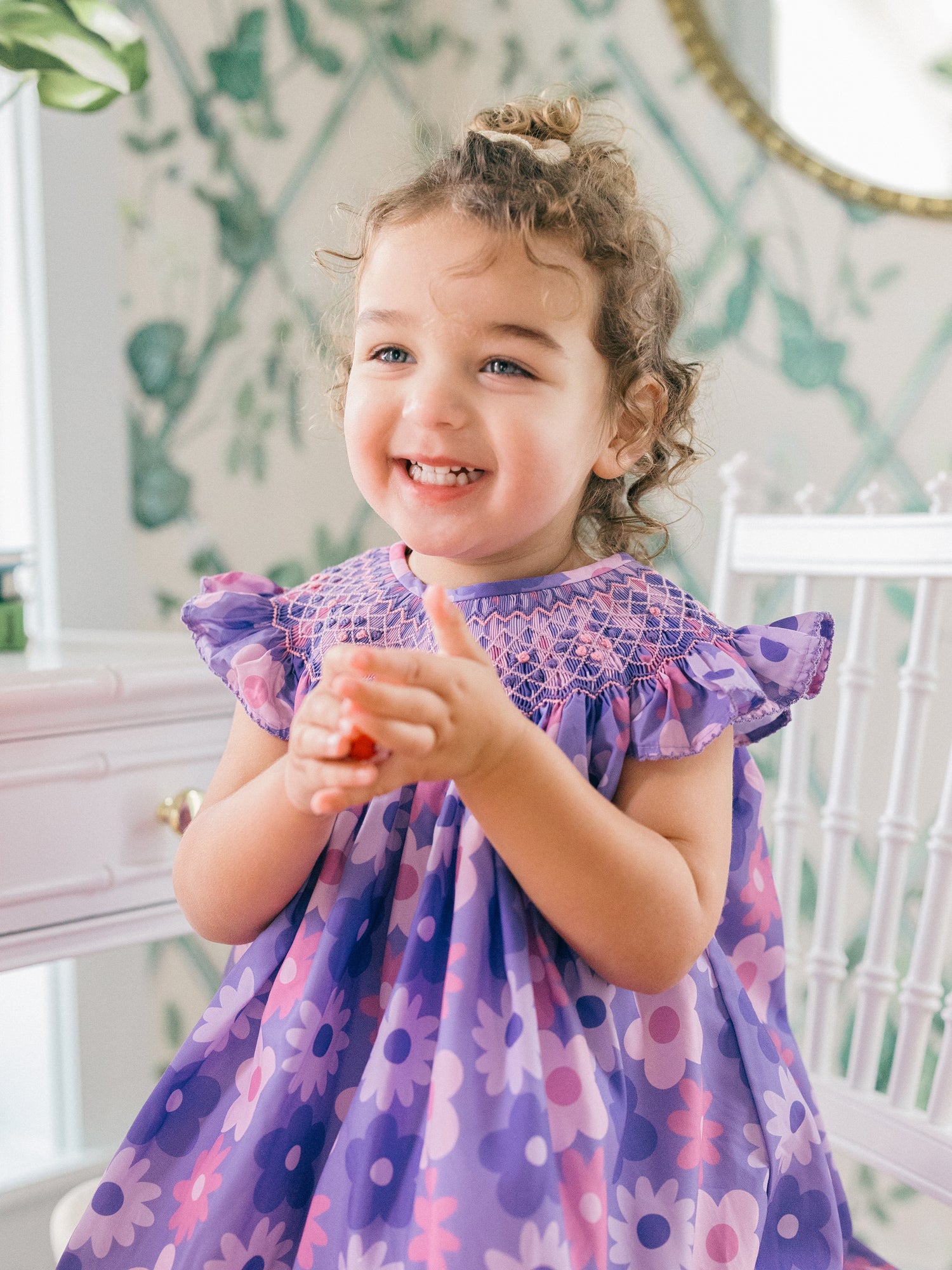 Poppy Kids Co Annie Smocked Dress | Pink | 6y | Cotton/Polyester/Fabric | Maisonette Poppy Kids Co Annie Smocked Dress | Pink | 6y | Cotton/Polyester/Fabric | Maisonette