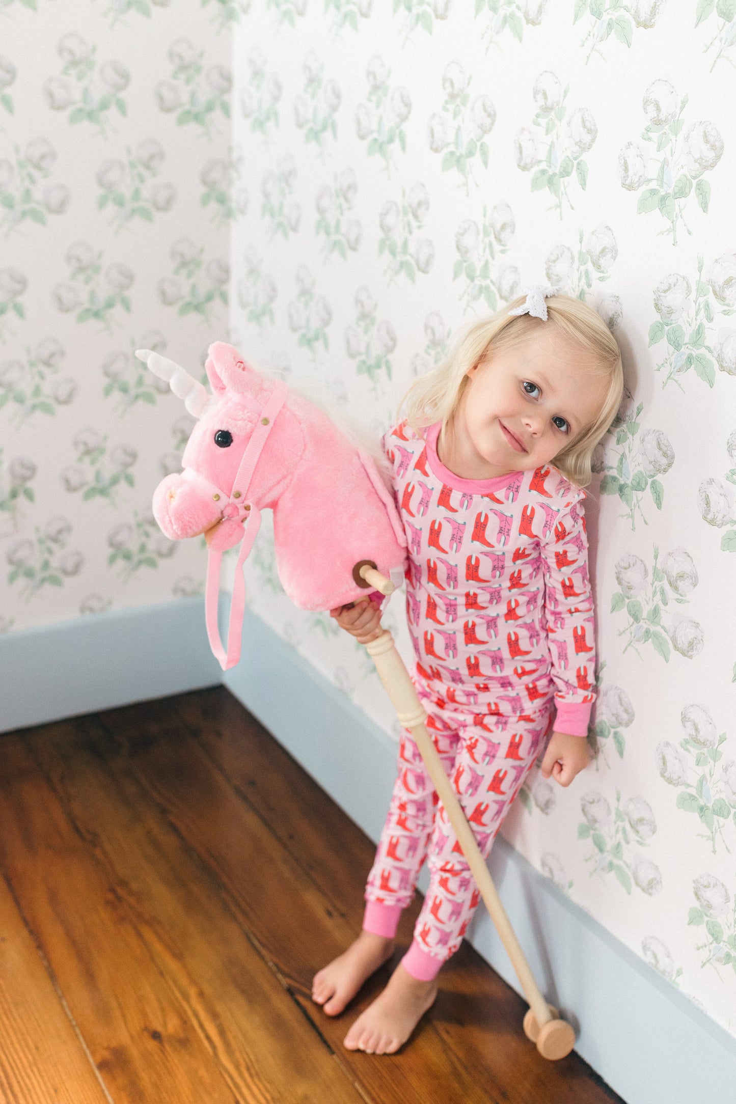 Pink Boots Premium PJ Set