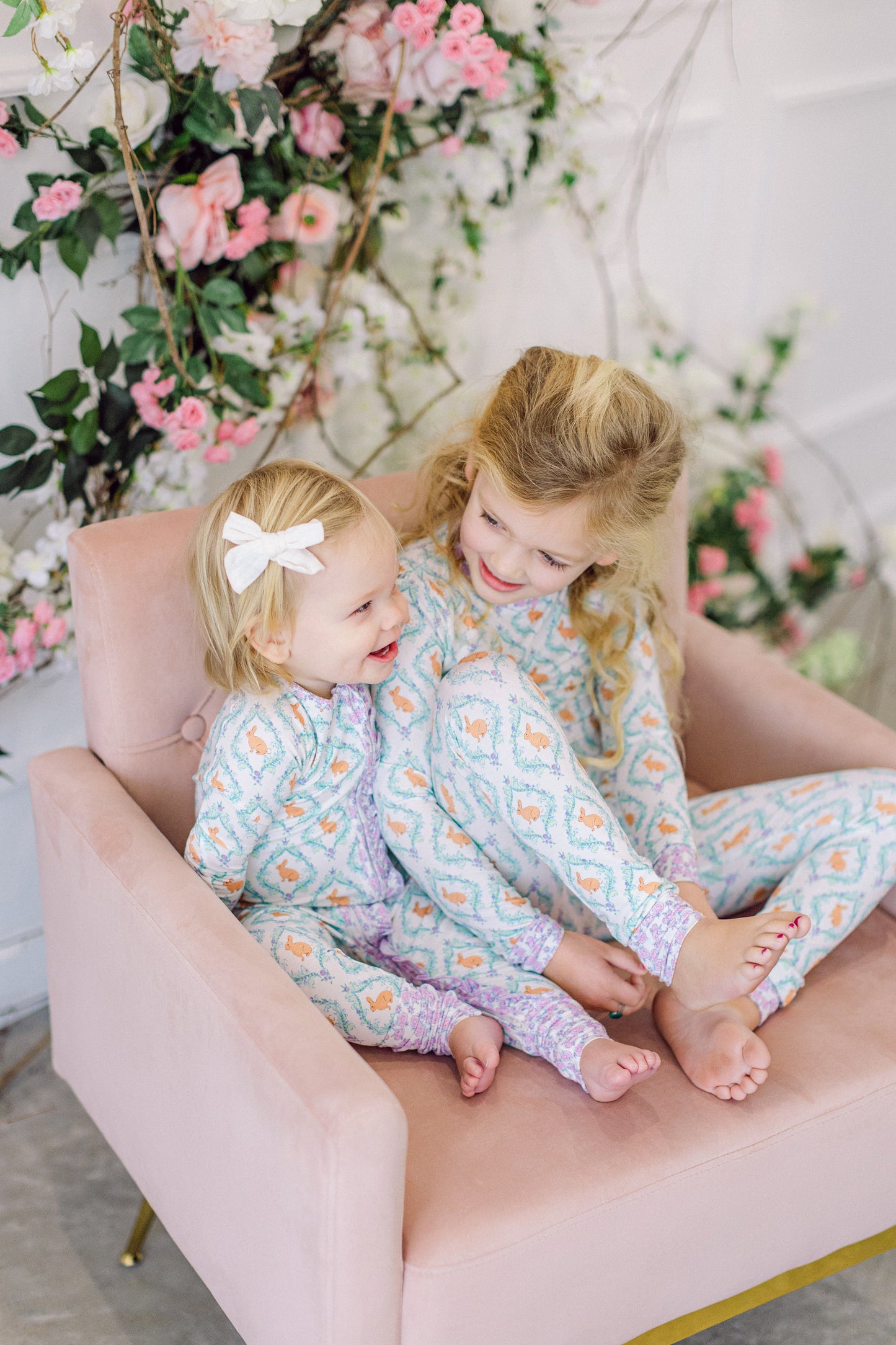 Floral Bunny Premium PJ Set