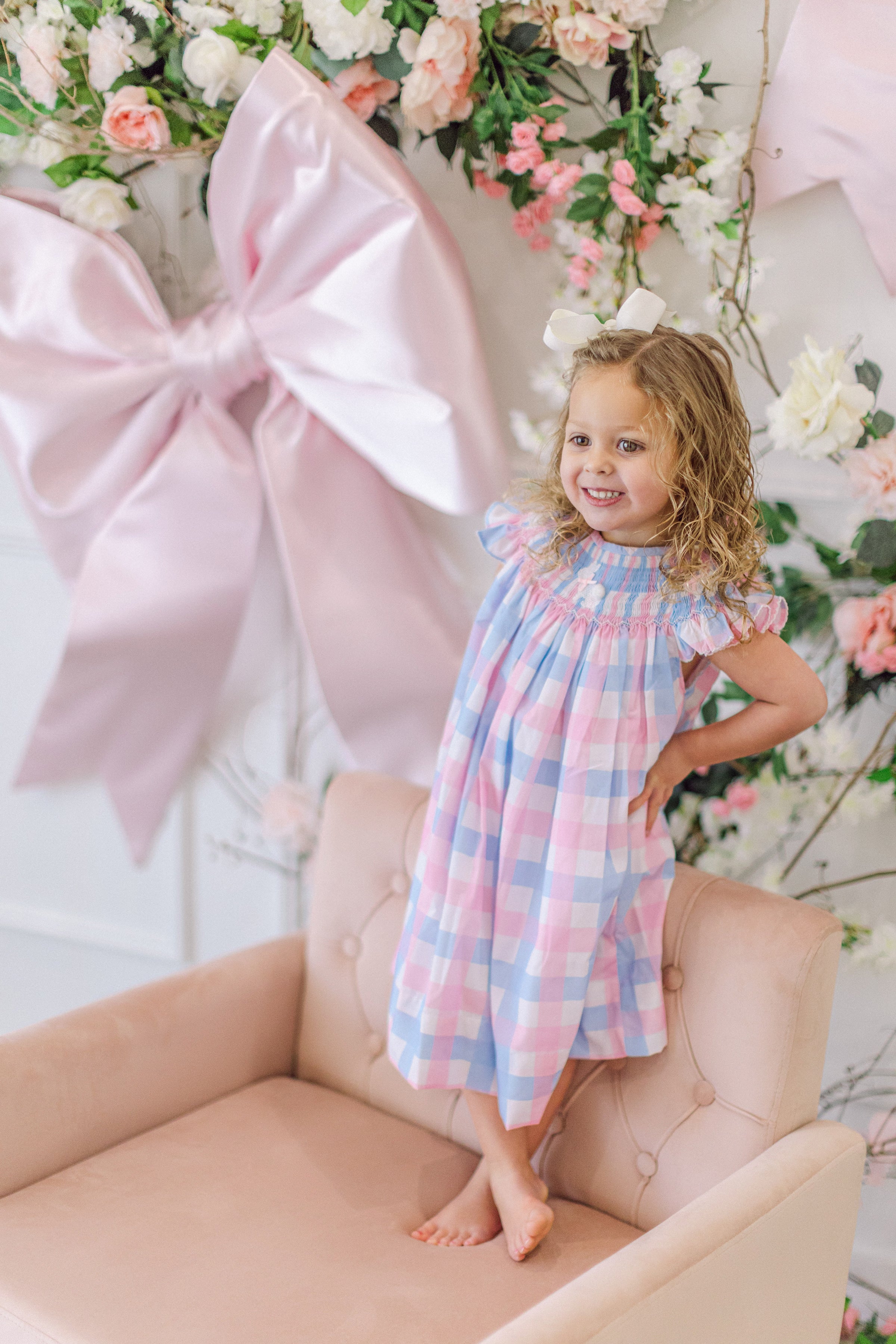 Polka Dot Eggie Rose Dress Eleanor Rose Easter Dress Sales