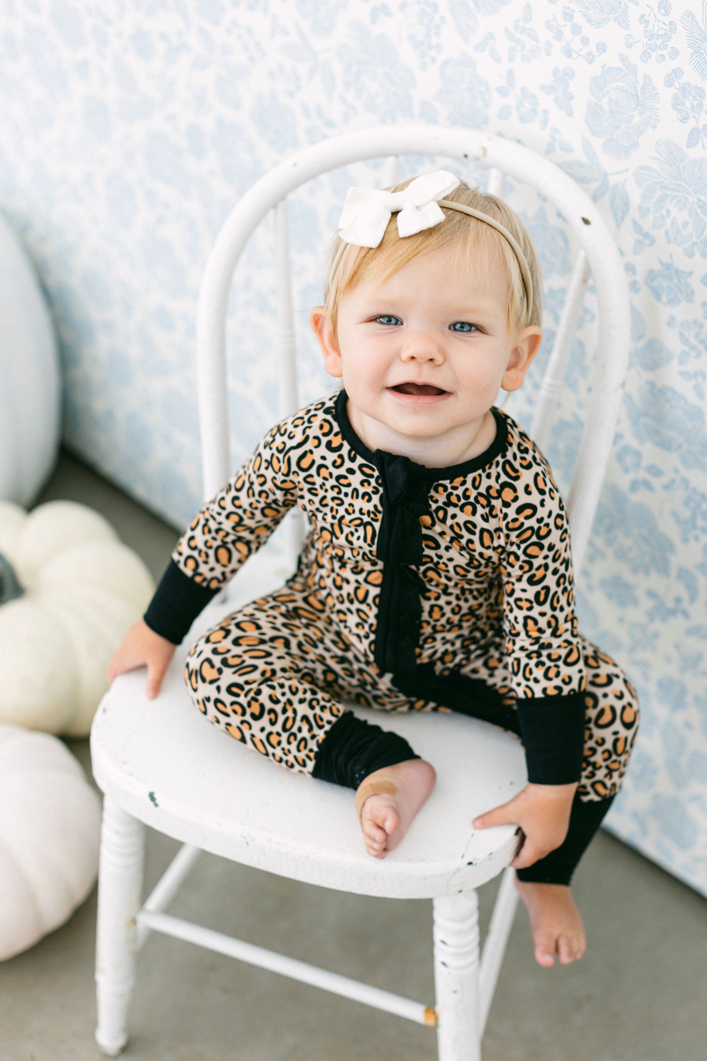 Cheetah Premium Ruffle Romper