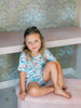 Blue Patriotic Bows Short Set