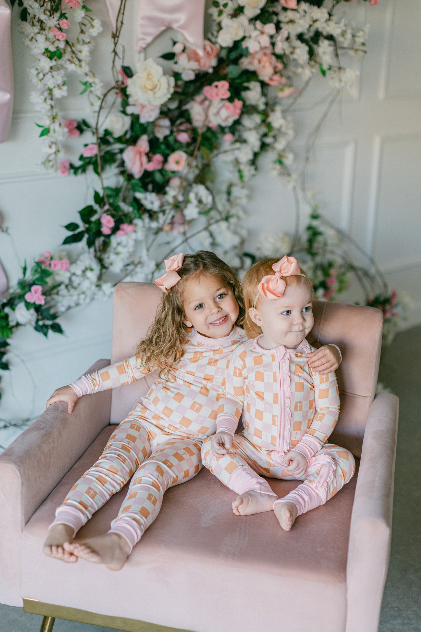 Pink Easter Cross Premium PJ Set