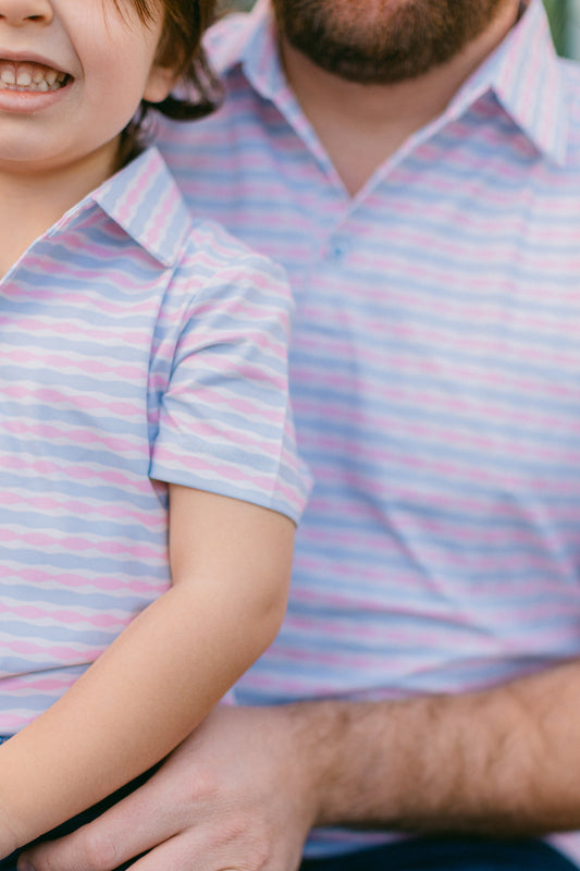 Pink or Blue Men's Polo