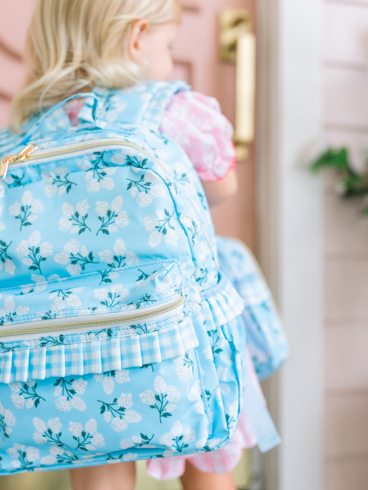 Hydrangea Floral Backpack