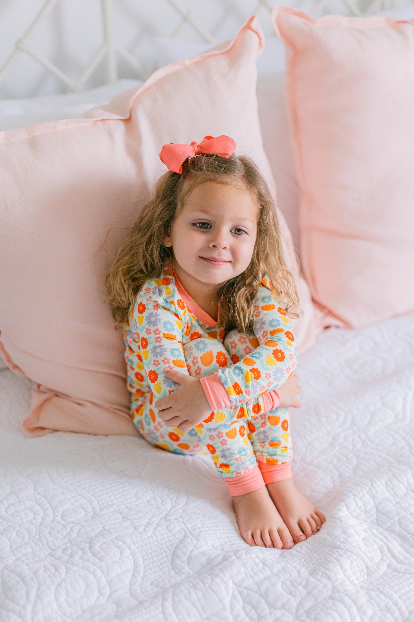 You Grow Girl Floral PJ Set