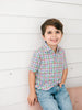Color Pop Plaid Boys' Polo