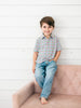 Color Pop Plaid Boys' Polo