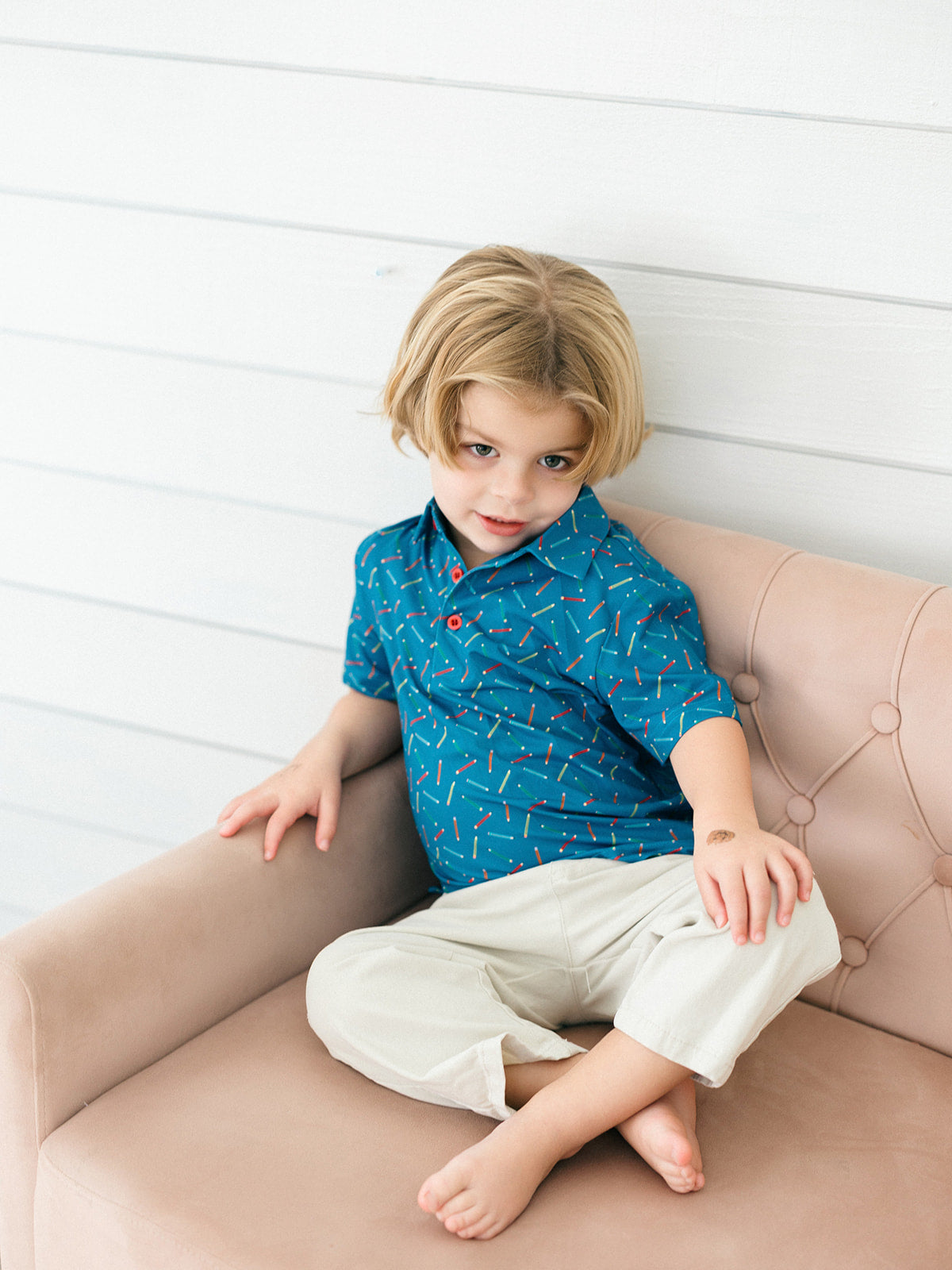 Write On Boys' Polo