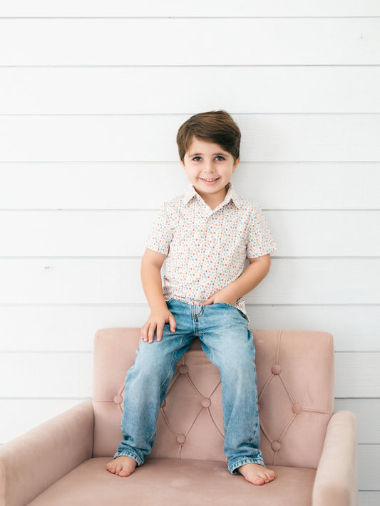 Alphabet Boys' Polo