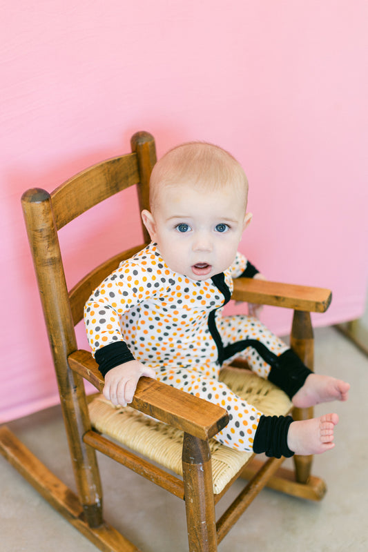 Freddy Dots Premium Zipper Romper