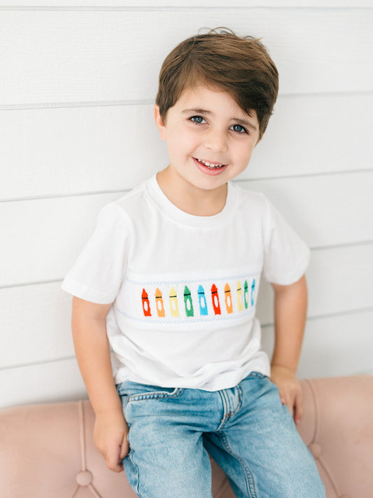 Smocked Crayon T-Shirt