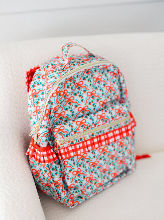 Strawberry Bows Backpack
