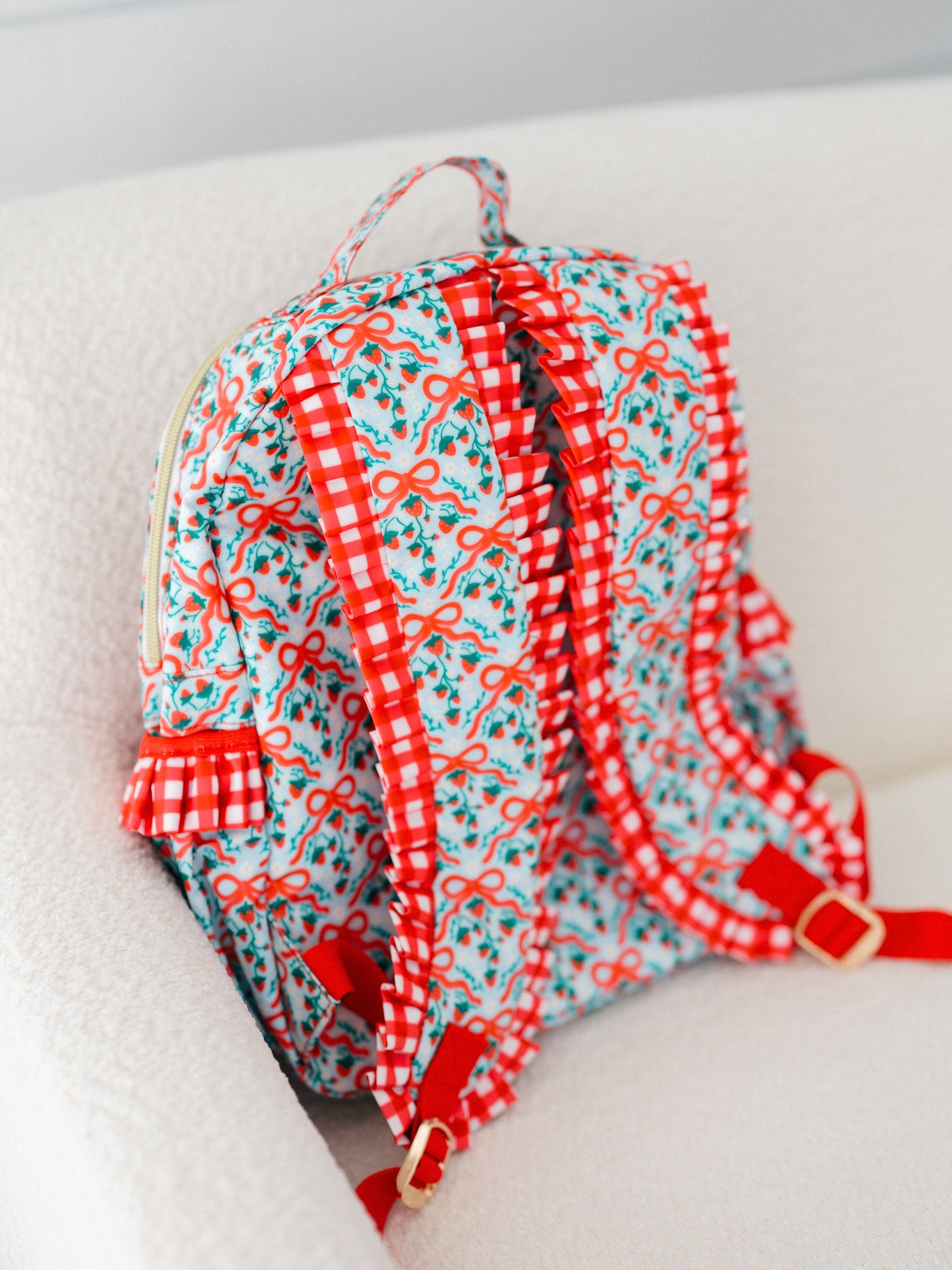 Strawberry Bows Backpack