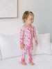Purple Christmas Tree Premium Ruffle Romper