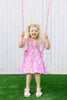 Pink Seahorse Twirl Dress