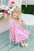 Pink Seahorse Twirl Dress