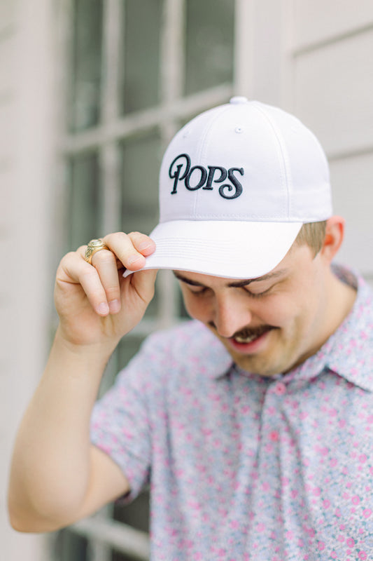 White and Black Pops Hat