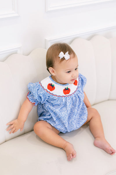 トップス poppy BALLOON RIBBON CAMI (BLUE) Baby blue ribbon see-through tops(Round neck) – POPPY
