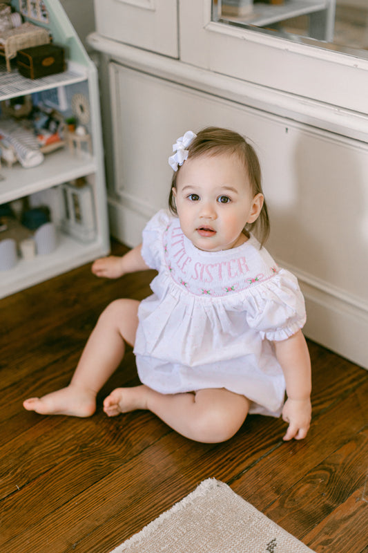 Pink Little Sister Bubble- New Fabric (see description for details)